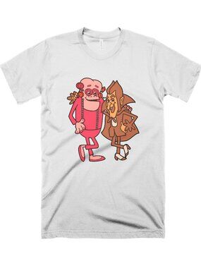Frankenberry and Count Chocula Shirt Retro Cereal Graphic Tee Baseball Raglan